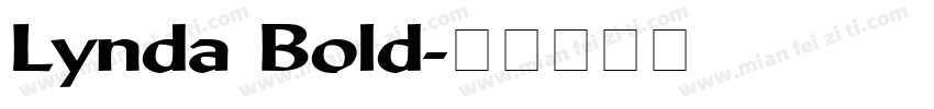 Lynda Bold字体转换